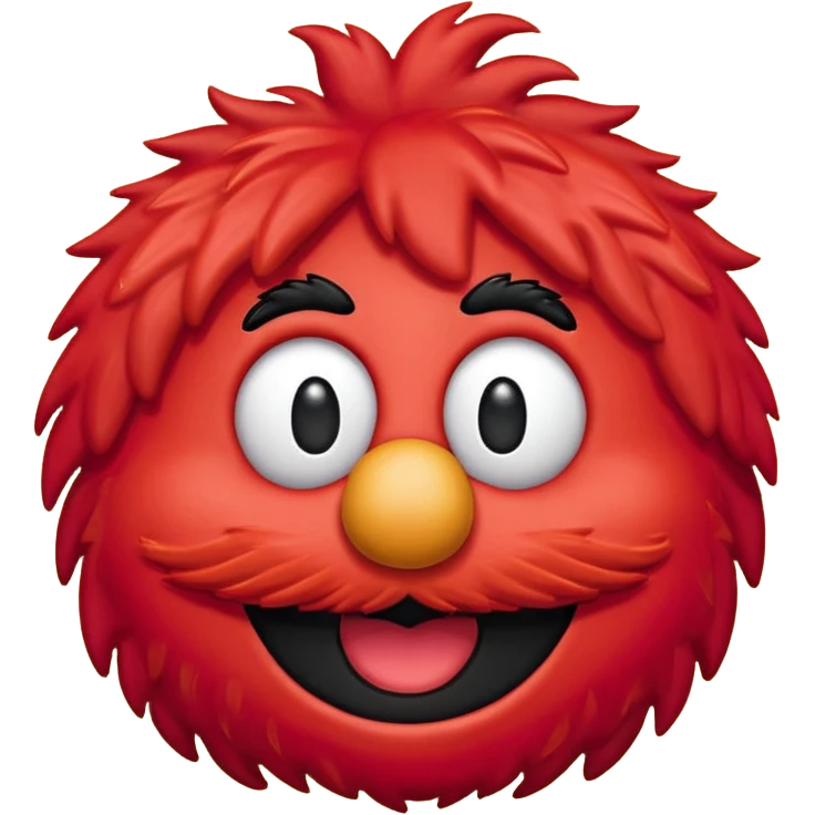 Elmo face emoji