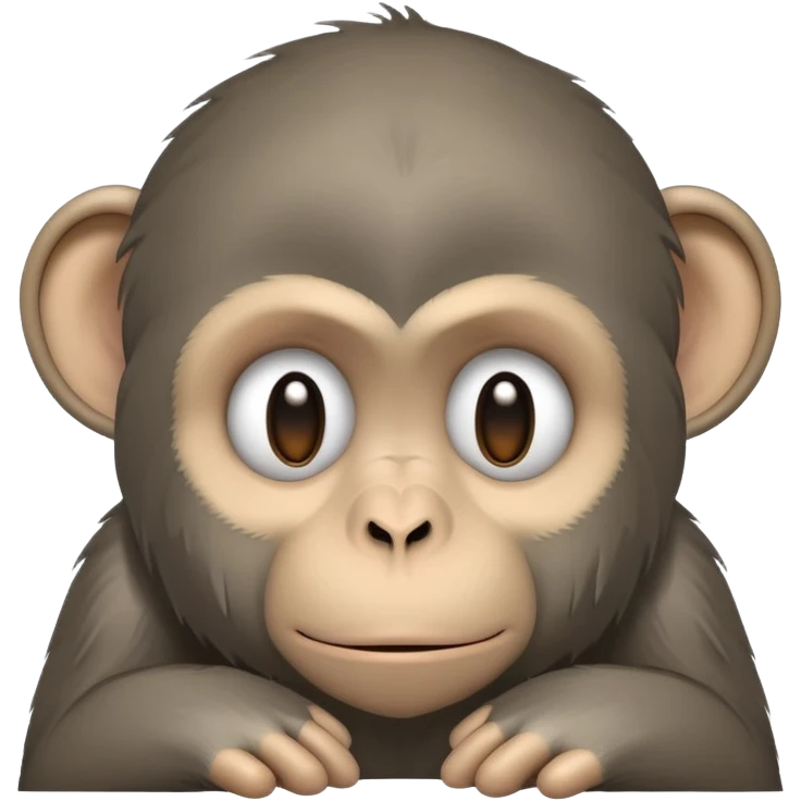depressed monkey emoji