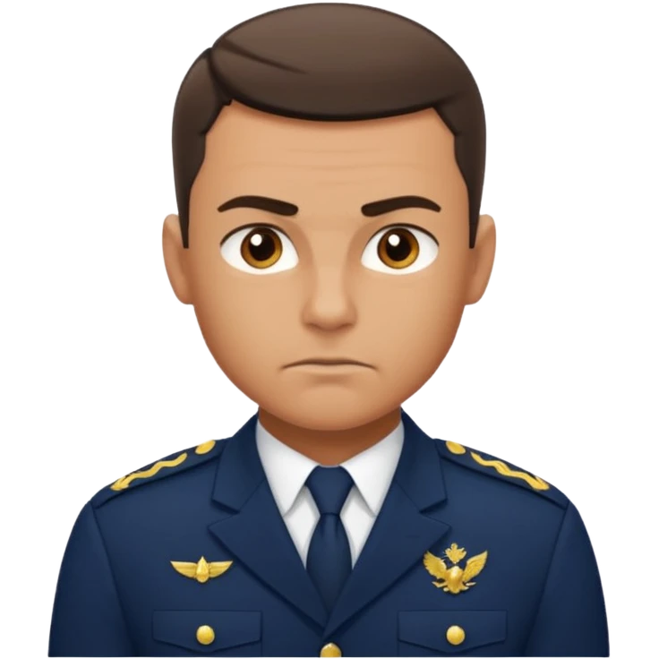 big powerful pumped-up fighter of the navy emoji