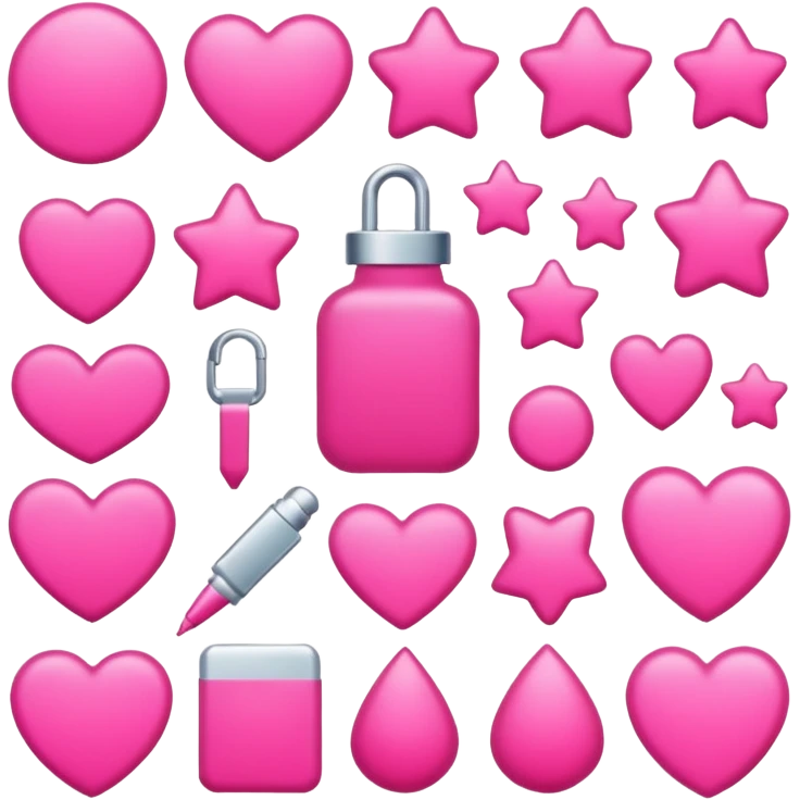 Pink items emoji