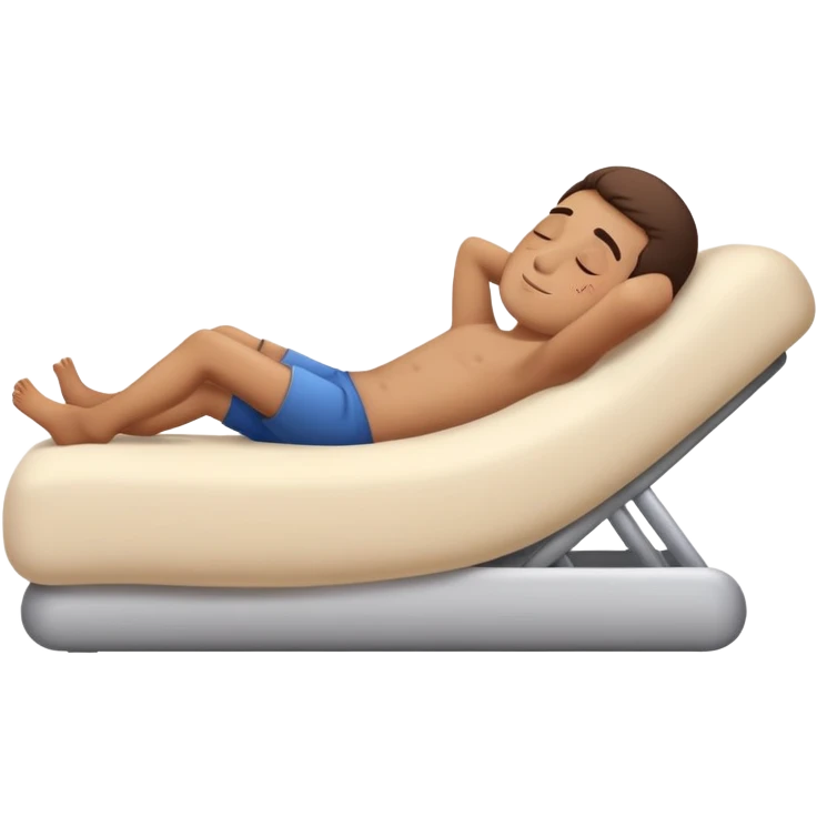 a person who does not want to work but rests emoji