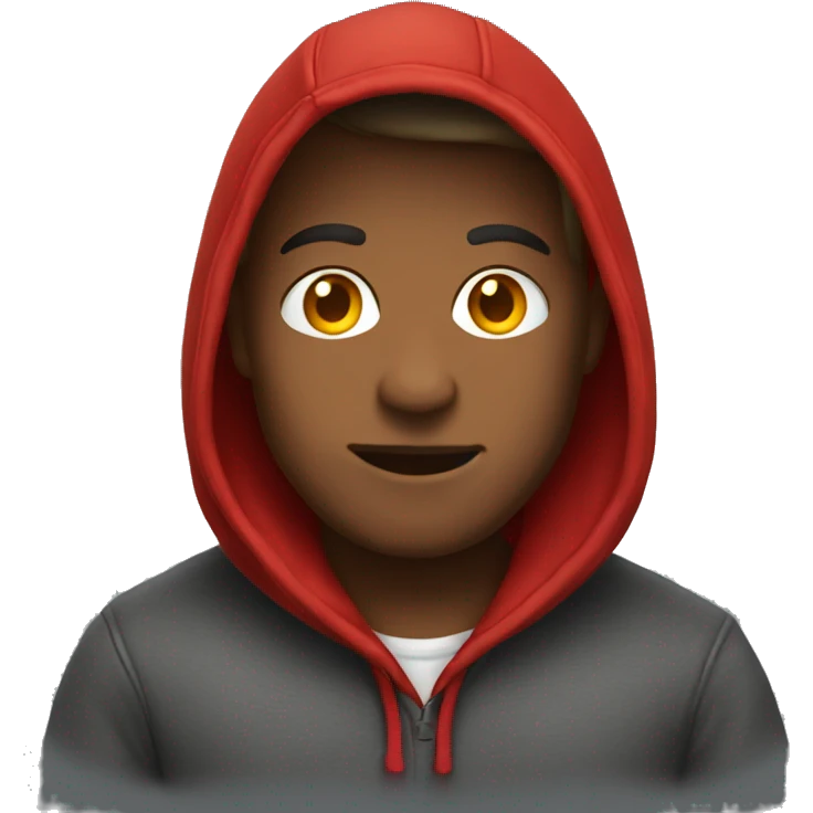 Red hoodie emoji