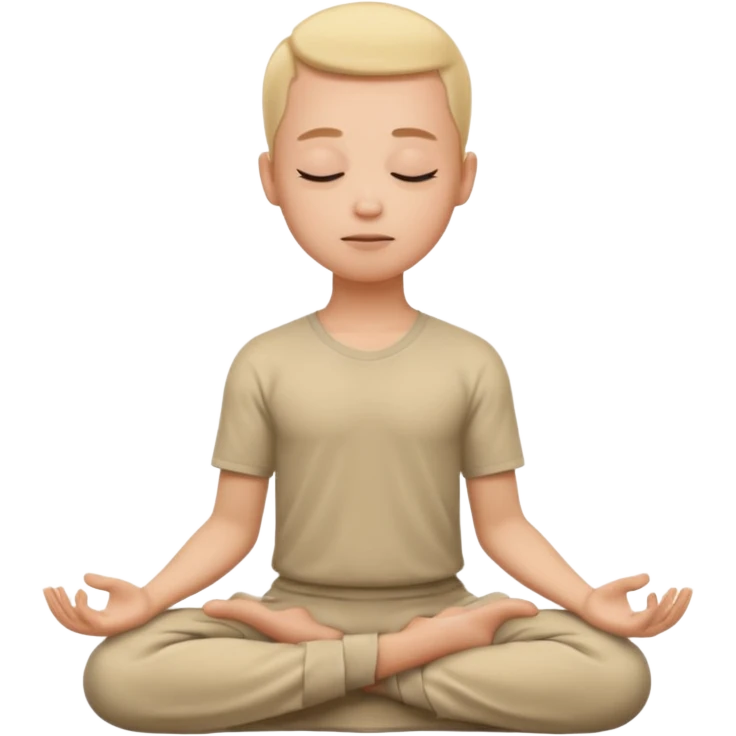 meditation emoji