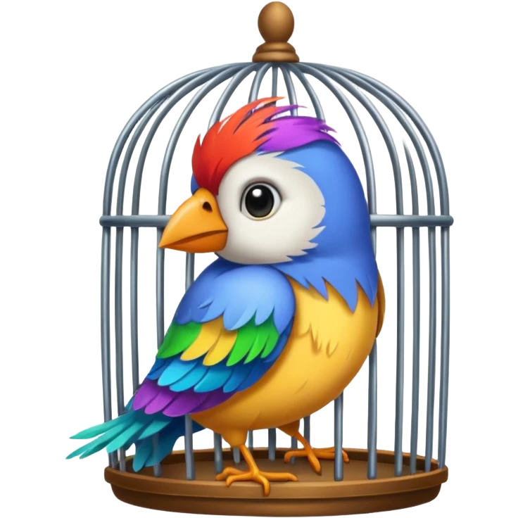 bird in cage emoji