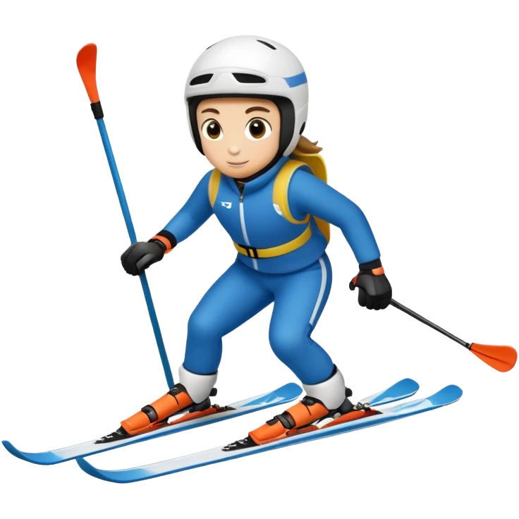 Fußball auf Skier emoji