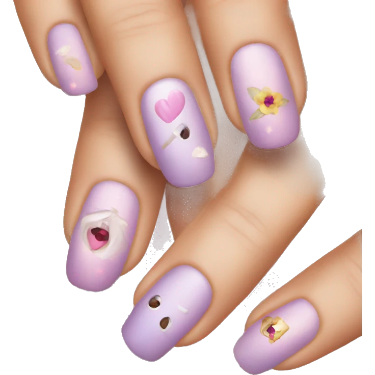 Pretty nails  emoji