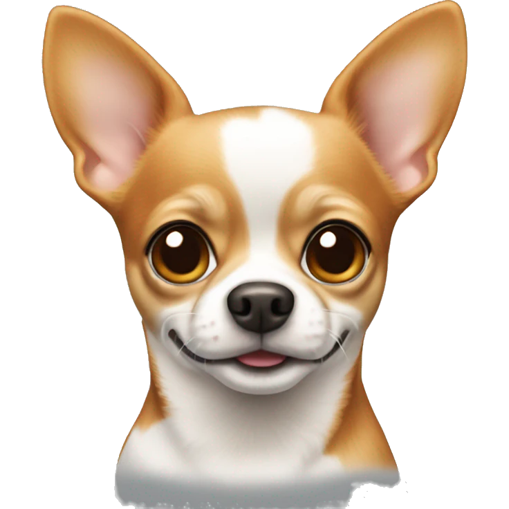 Ginger and white chihuahua  emoji