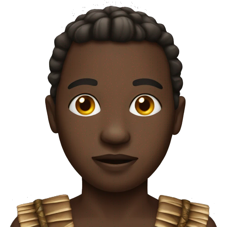 African tribe member emoji