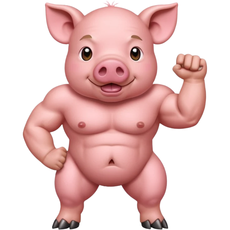Cranking hog emoji