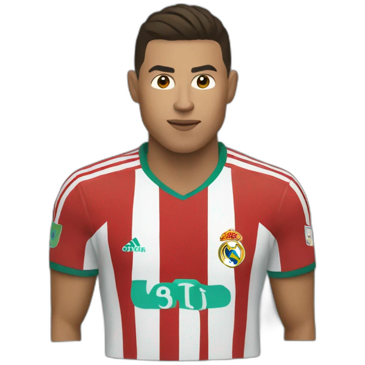ronaldo doing siuuu emoji