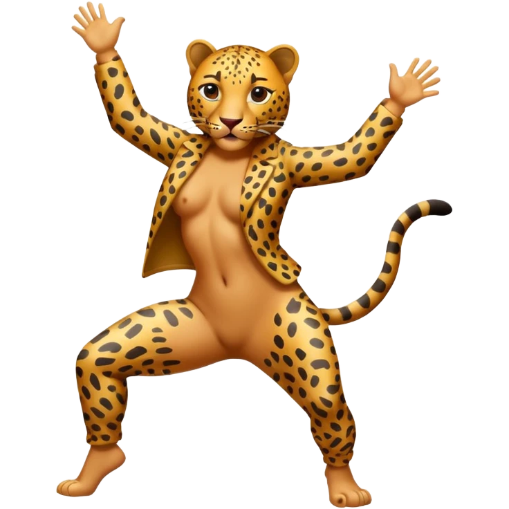 leopard der mit arsch twerkt emoji