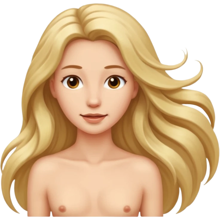 topless female emoji