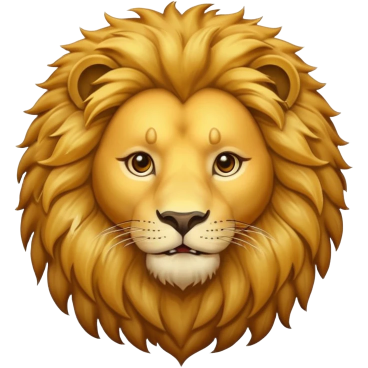 “lion face mane emoji