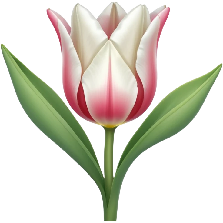white tulipe emoji