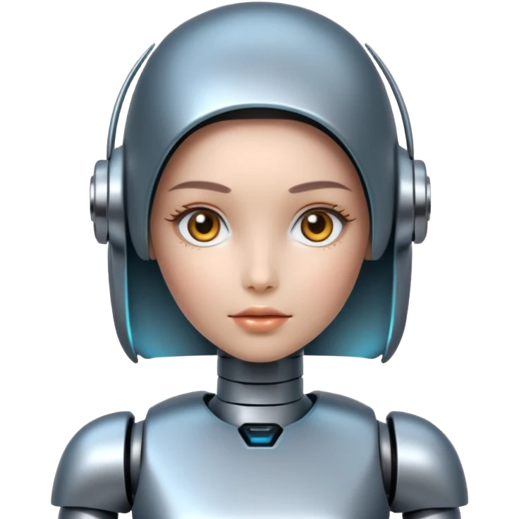 girl ai robot emoji