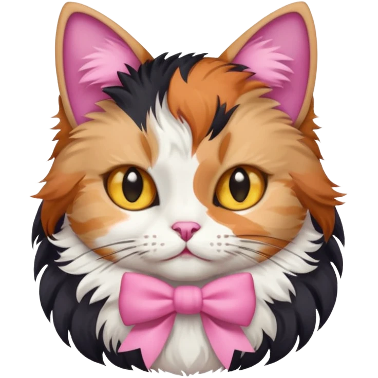 Cat but cat have 🎀  emoji