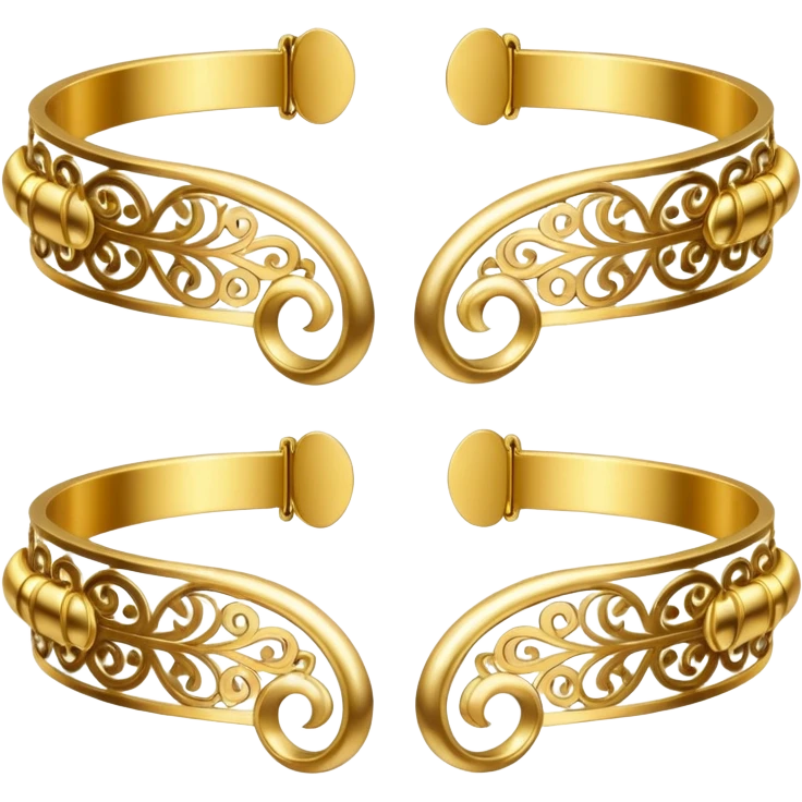 Golden cuffs emoji