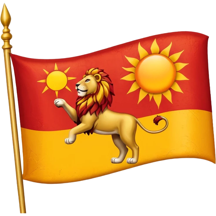 پرچم شیر و  خورشید emoji