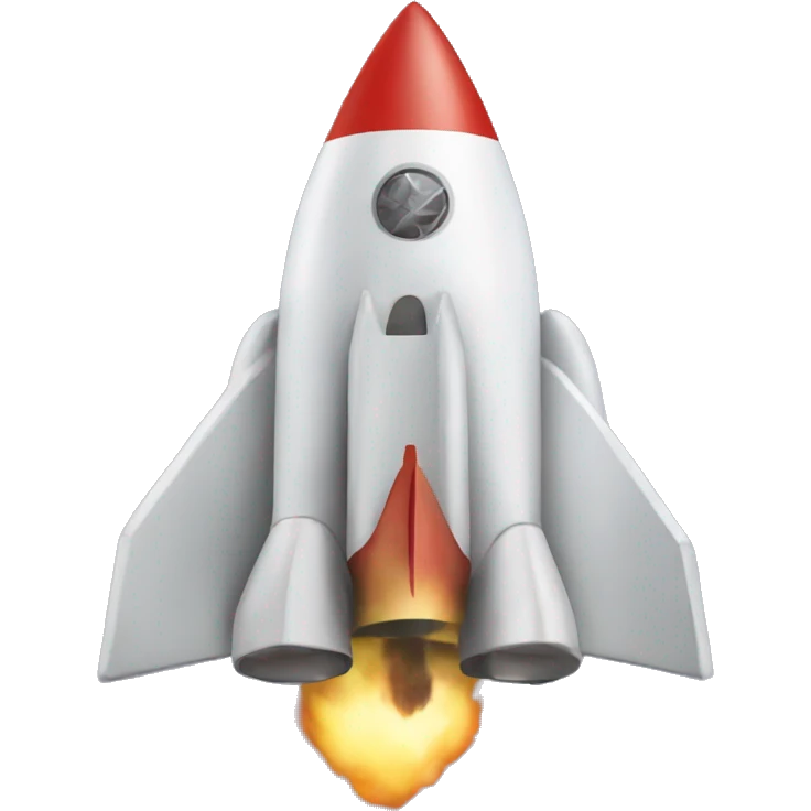 a rocket without fire emoji