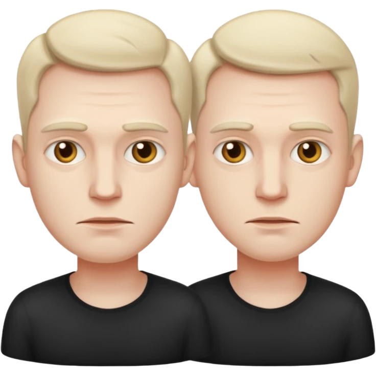 a man with two faces emoji