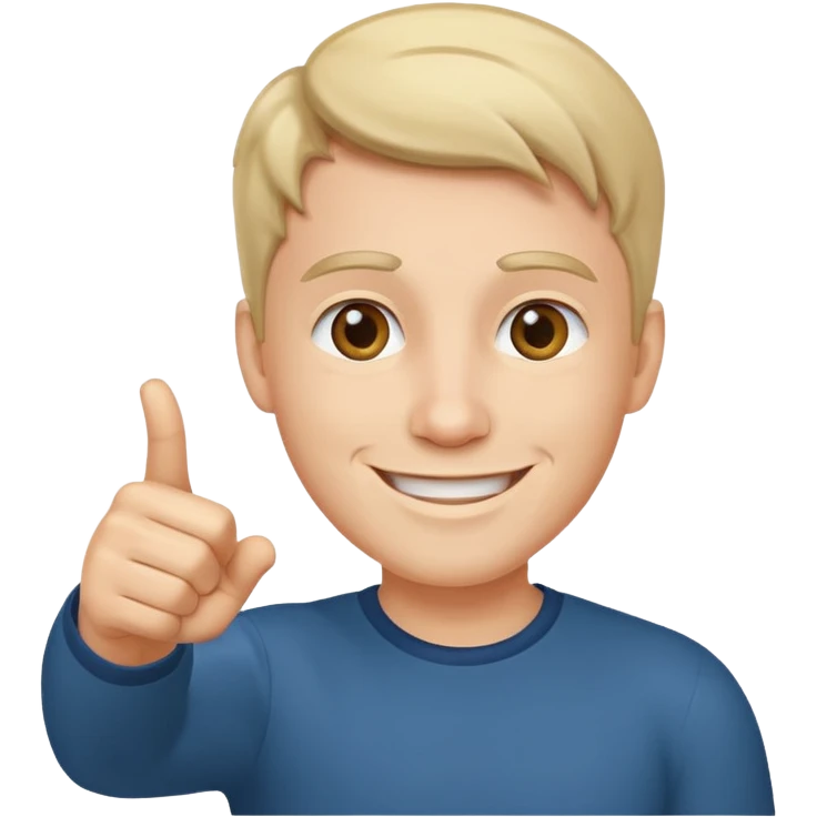 man pointing to the right emoji