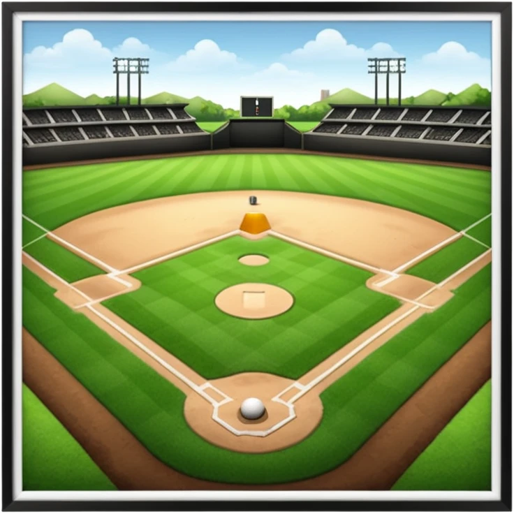 Baseball field from above emoji