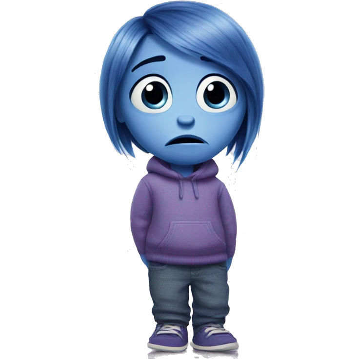 Inside out 2 sadness emoji