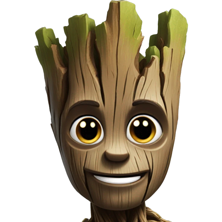 Groot chamativo emoji