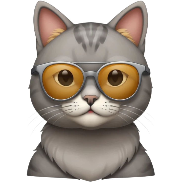 Cat wearing sunglasses emoji