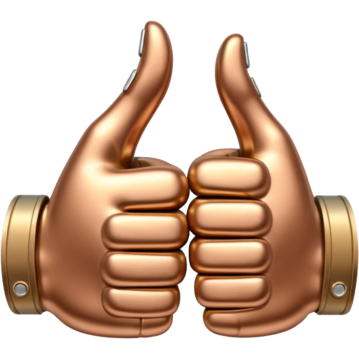 👍 and 👎 combined together emoji