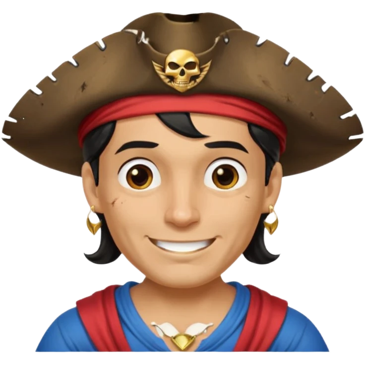 Superman pirate emoji