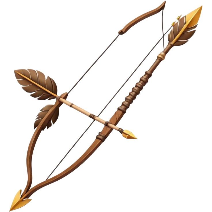 Bow & Arrow in action  emoji