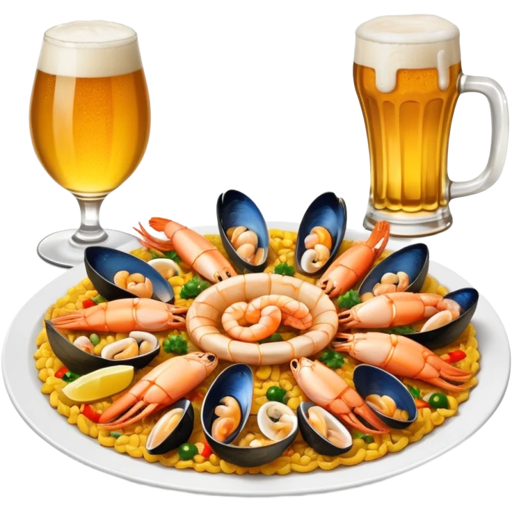 beer trap paella emoji