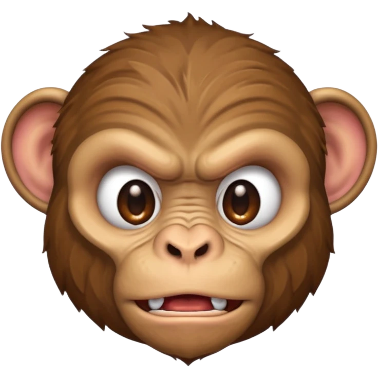 angry monkey emoji