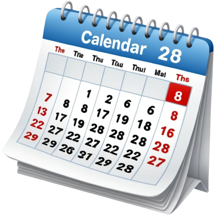 Calendar emoji