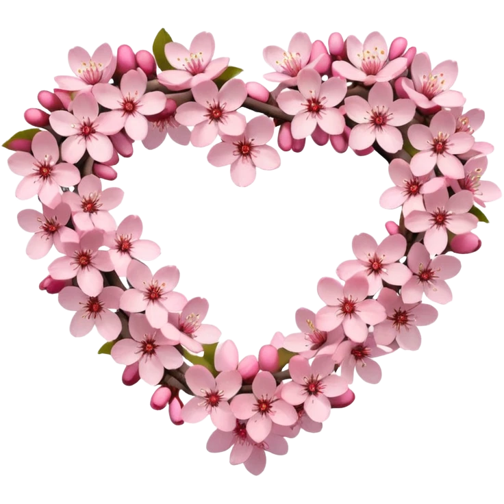 Make a heart with this emoji 🌸 emoji
