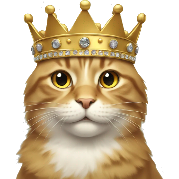 cat with crown emoji