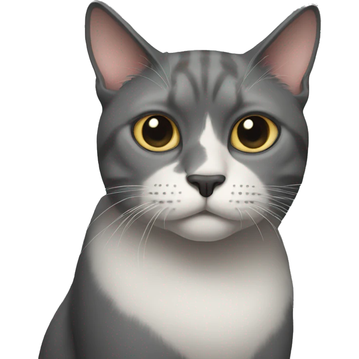 Bleak cat  emoji