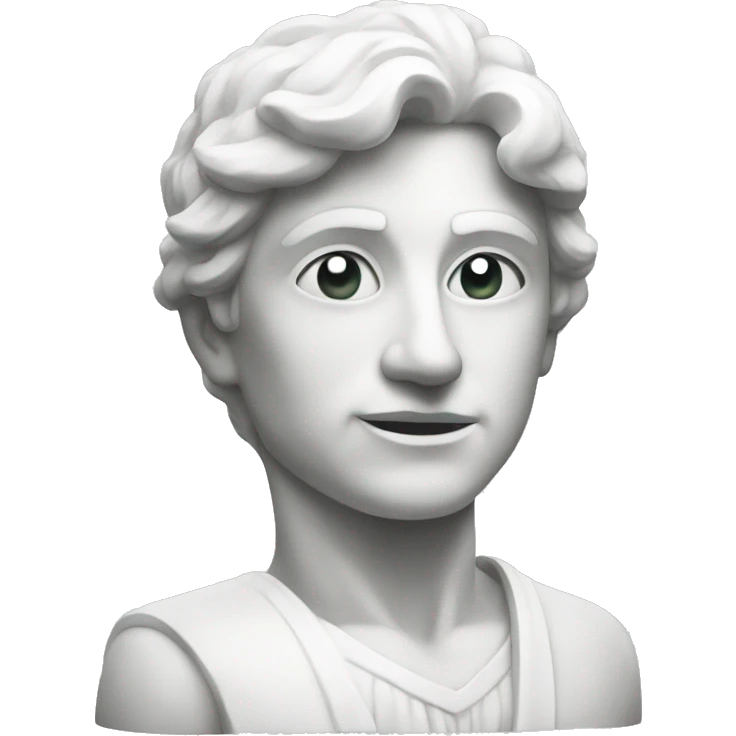 white statue emoji