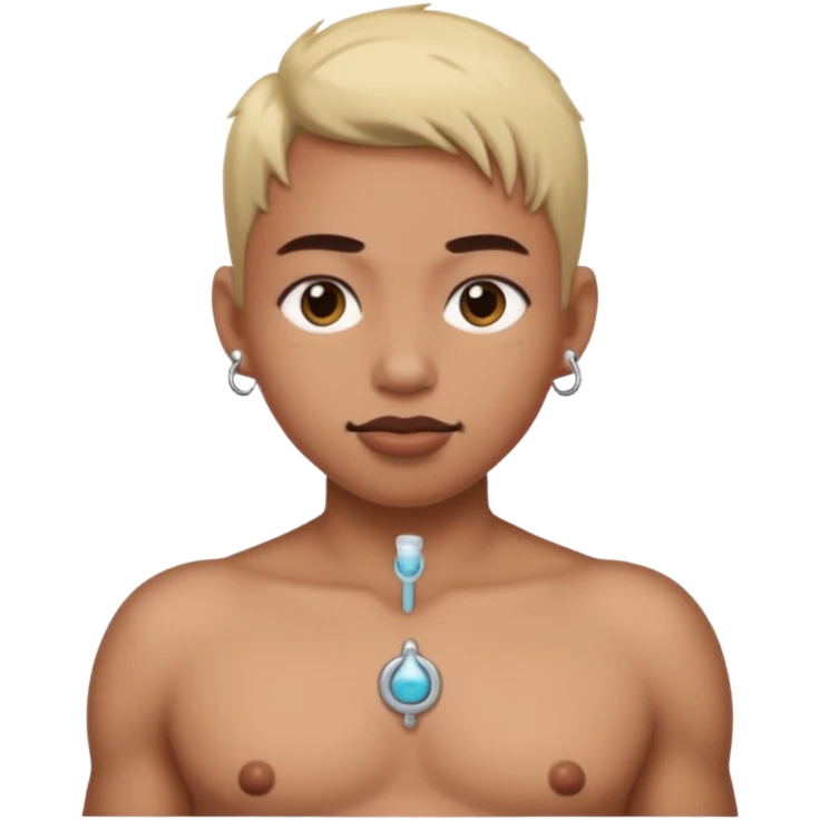 nipple piercing  emoji