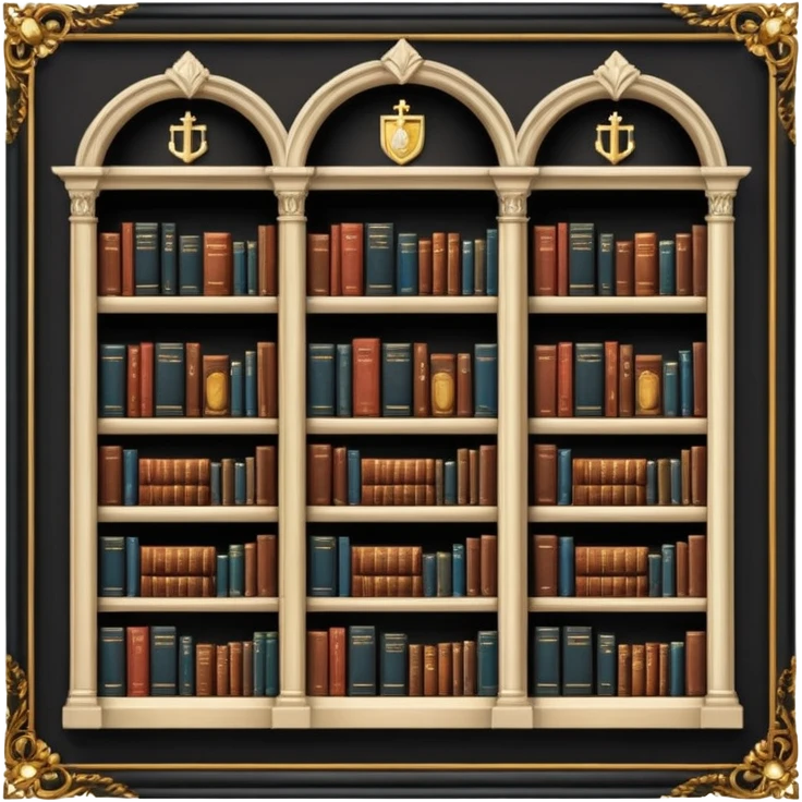 catholic library  emoji