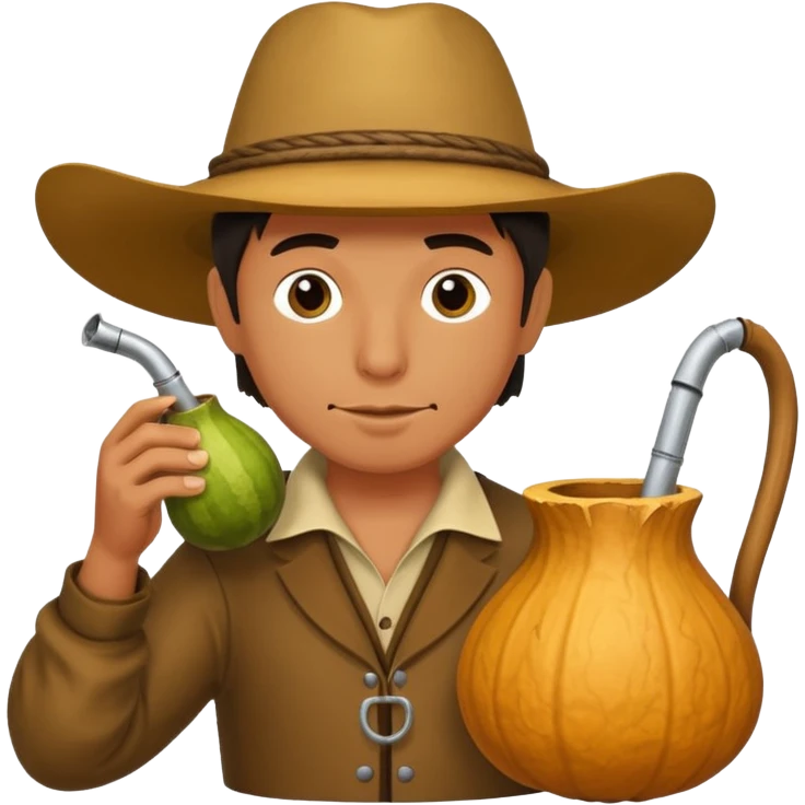 Gaucho tomando mate emoji