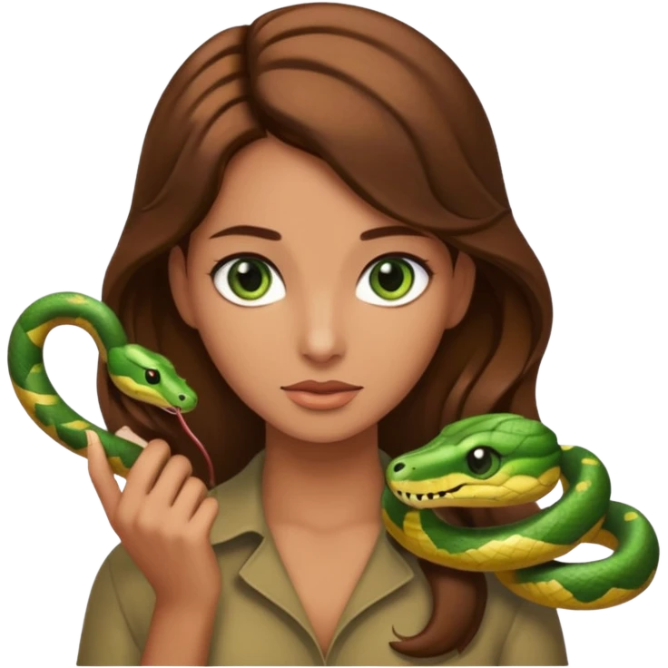 snake in the hair emoji