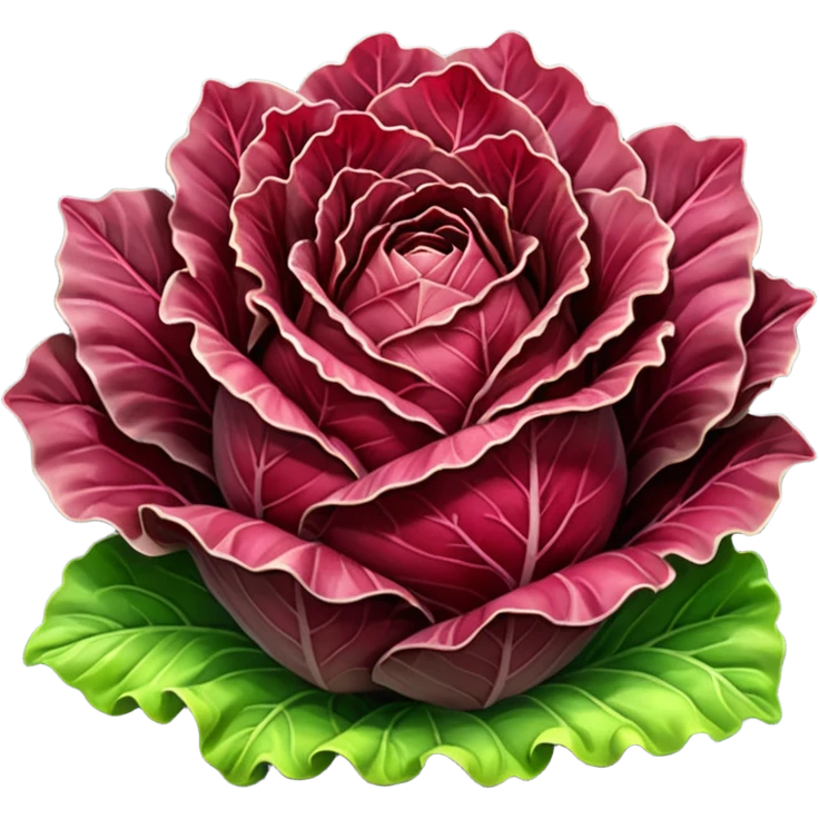 red lettuce emoji