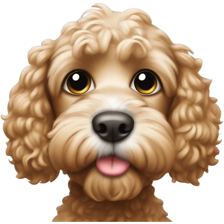 Cockpoo with lip balm  emoji