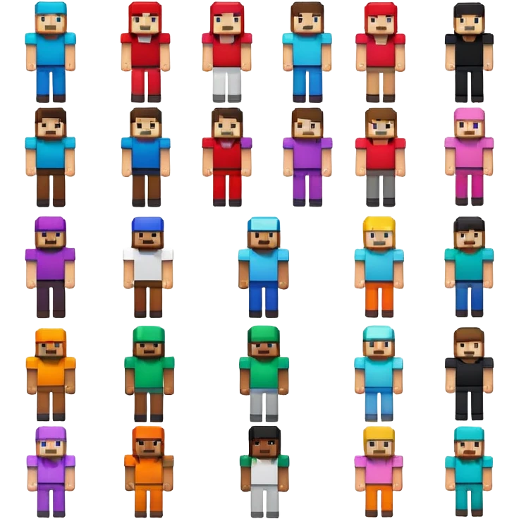 craft some Minecraft based emotes emoji
