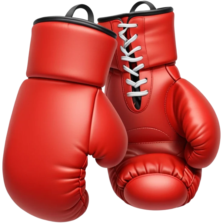 A pair of boxing gloves padded and rounded emoji