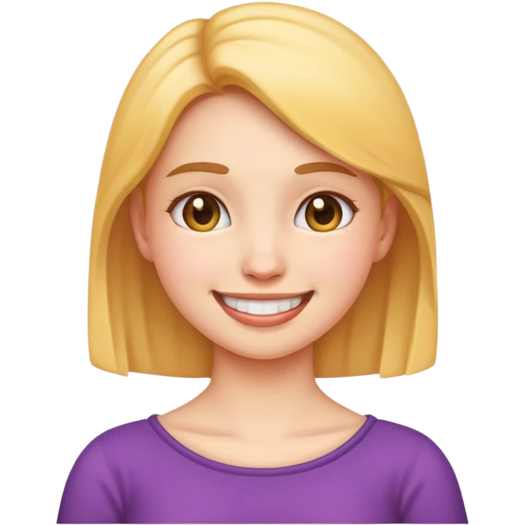 girl emoji with arms holding neck emoji