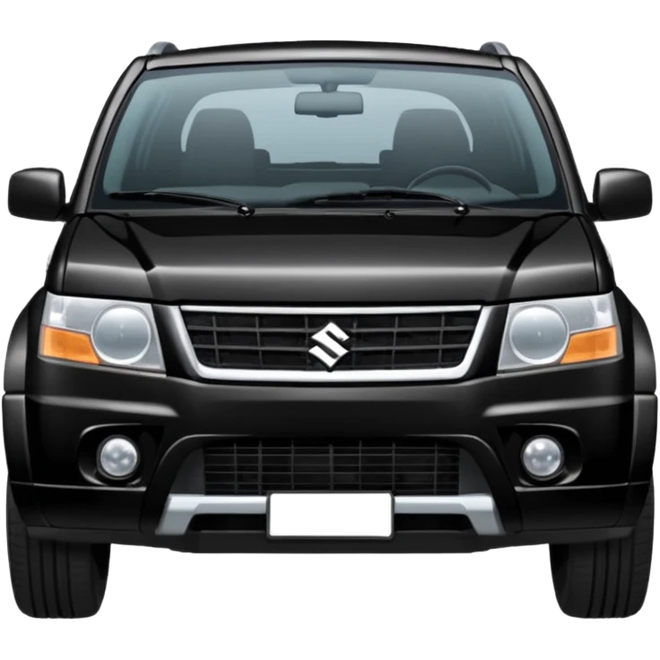 Suzuki grand vitara 2004 3 door black emoji