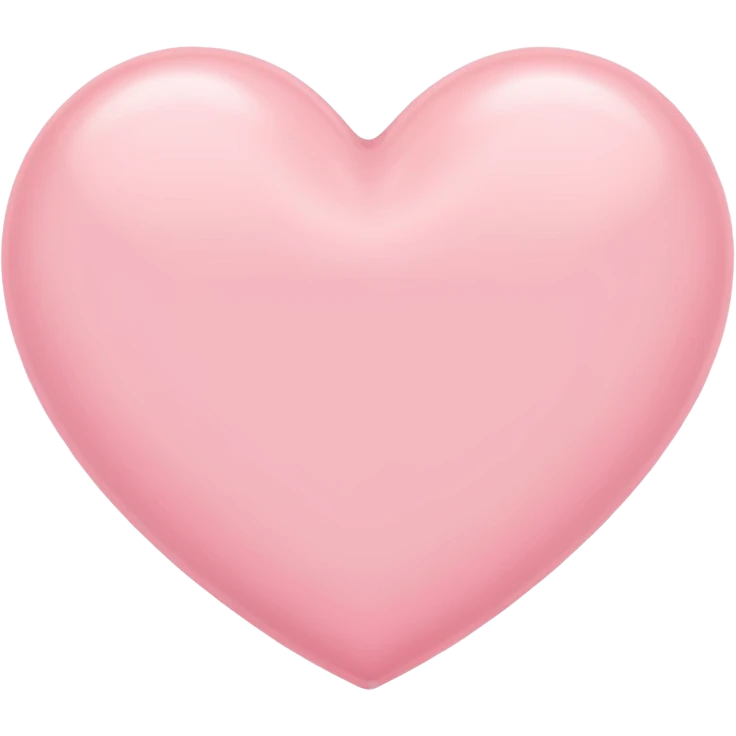 Pastel Pink Heart emoji